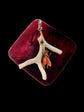 VICTORIAN CORAL FLY & BRANCH PENDANT