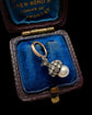 VICTORIAN DIAMOND & PEARL MINI ACORN PENDANT
