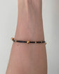 ANTIQUE SCARAB & ELEPHANT HAIR BANGLE