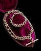ANTIQUE CHUNKY SILVER ALBERT CHAIN