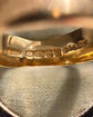 ANTIQUE 18CT GOLD & DIAMOND CHUNKY CIGAR BAND RING