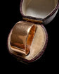 SUPER WIDE 18CT GOLD ANTIQUE CIGAR BAND RING