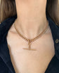 ANTIQUE HEAVY 9CT GOLD CURB ALBERT CHAIN