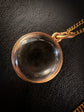VICTORIAN ROCK CRYSTAL & 18CT GOLD LOCKET