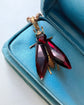 VICTORIAN VAUXHALL GLASS FLY PENDANT