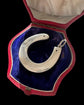 LARGE VICTORIAN SILVER HORSESHOE PENDANT