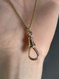 VICTORIAN 9CT GOLD DOG CLIP