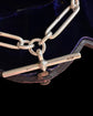 ANTIQUE SILVER PAPERCLIP ALBERT CHAIN