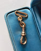 ANTIQUE 18CT GOLD CHUNKY DOG CLIP AND EXTENDER CHAIN