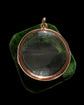 ANTIQUE LARGE 15CT GOLD & CRYSTAL LOCKET