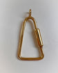 VINTAGE 18CT GOLD CARABINER CONNECTOR