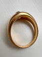 VICTORIAN DIAMOND & 18CT GOLD GYPSY RING