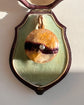 ANTIQUE BLUE JOHN AND 18TH CENTURY SPADE GUINEA LOCKET PENDANT