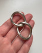 VINTAGE LARGE SCALE SILVER CHAIN EXTENDER / CLASP