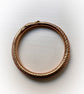GEORGIAN LARGE 15CT GOLD SNAKE OUROBOROS SPLIT RING