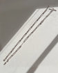 ANTIQUE SUPER CHUNKY SILVER PAPERCLIP CHAIN