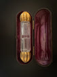LARGE VICTORIAN DOUBLE ENDED SCENT BOTTLE WITH ORIGINAL CASE