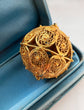 19TH CENTURY LARGE FILIGREE SPHERE PENDANT