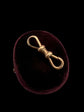 VICTORIAN 9CT GOLD DOUBLE DOGCLIP