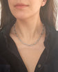 VICTORIAN CHUNKY SILVER PAPERCLIP CHAIN