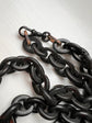 VICTORIAN WHITBY JET BELCHER CHAIN NECKLACE
