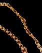 A PAIR OF ANTIQUE CHUNKY 18CT GOLD TWIST DOG CLIPS