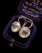 GEORGIAN PASTE SINGLE STONE EARRINGS