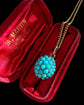 VICTORIAN PAVÉ TURQUOISE PENDANT