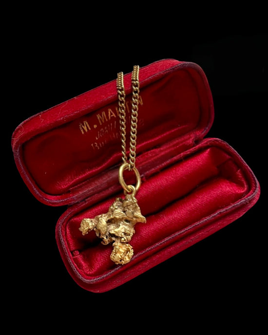 19TH CENTURY GOLD NUGGET PENDANT