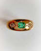 ANTIQUE EMERALD & DIAMOND RING
