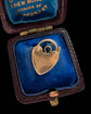 ANTIQUE MINI 9CT GOLD PADLOCK PENDANT