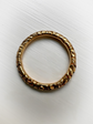 GEORGIAN CHUNKY 15CT GOLD SPLIT RING