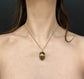 18TH CENTURY EGYPTIAN JASPER & AGATE EGG PENDANT