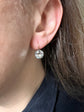 19TH CENTURY PASTE SINGLE STONE EARRINGS