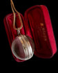 VICTORIAN ROCK CRYSTAL & SILVER POOL OF LIGHT / SPHERE PENDANT