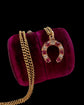 ANTIQUE DIAMOND & RUBY HORSESHOE PENDANT