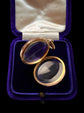 CHUNKY VICTORIAN CRYSTAL & 18CT GOLD LOCKET