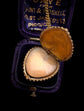 GEORGIAN HIGH CARAT GOLD HEART LOCKET