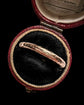 GEORGIAN CROSSHATCH OUROBOROS SNAKE SPLIT RING