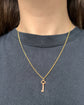 ANTIQUE MINI 9CT GOLD KEY PENDANT