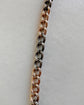 ANTIQUE SILVER ‘MIXED METAL’ CURB CHAIN