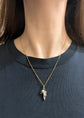 VICTORIAN SILVER DOG HEAD PENDANT