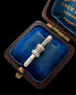 ANTIQUE SILVER MINI DOUBLE DOG CLIP