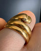 VICTORIAN CHUNKY 18CT GOLD SNAKE RING