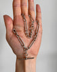 ANTIQUE SILVER PAPERCLIP ALBERT CHAIN