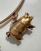 VICTORIAN 9CT GOLD LUCKY PIG BANGLE