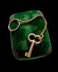 ANTIQUE MINI 9CT GOLD KEY PENDANT