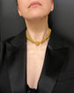GEORGIAN WOVEN HIGH CARAT GOLD CHAIN NECKLACE