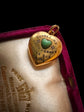 A VICTORIAN 15CT GOLD LOVE HEART PENDANT