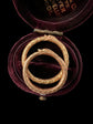 GEORGIAN 15CT GOLD OUROBOROS SPLIT RING